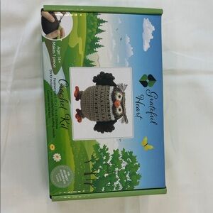 Crochet Kit - Brown and Black Owl